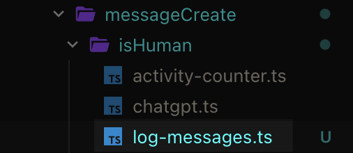 Log Messages Screenshot